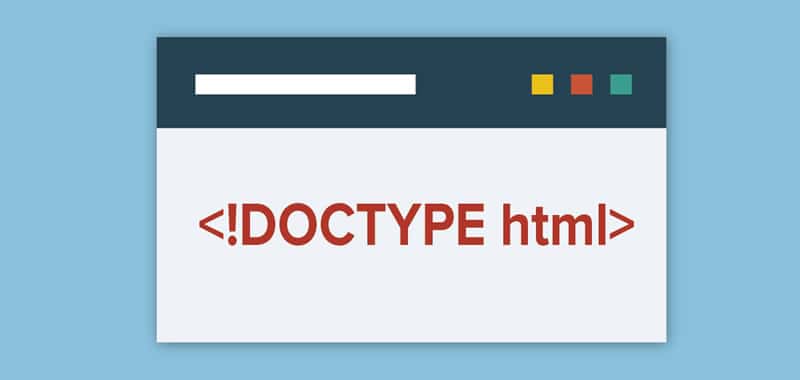 Doctype html outlet meaning