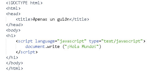 First script in JavaScript