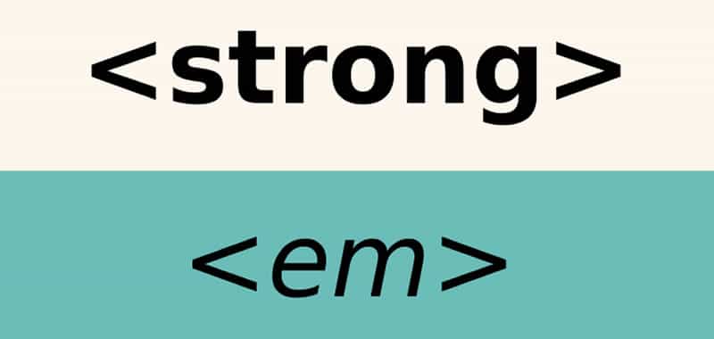 Texto en un sitio Web - Diferencias tags strong, em, b, i, u