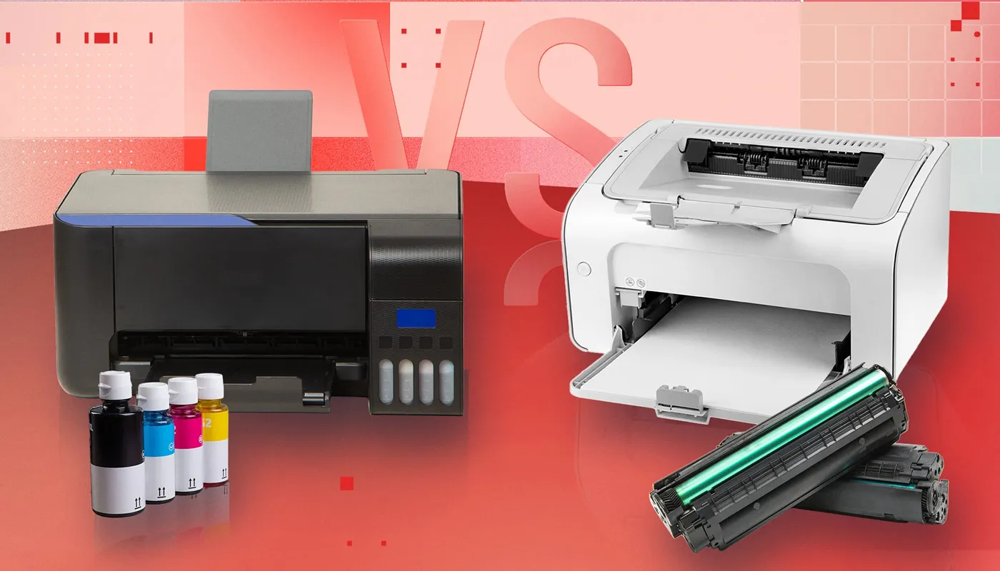 Impresoras de inyección de tinta vs. láser: ¿Cuál conviene más? - ¿No sabes si comprar una impresora de tinta o láser? Compara costos por página, velocidad, calidad de impresión y elige el modelo ideal según tus necesidades