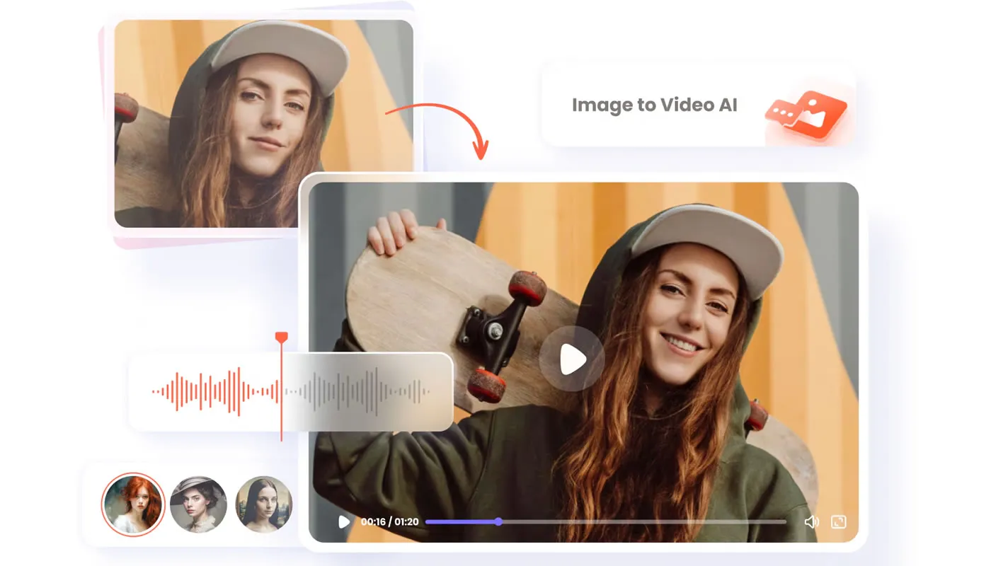 Cómo dar movimiento a una imagen: convertir imagen a video con IA